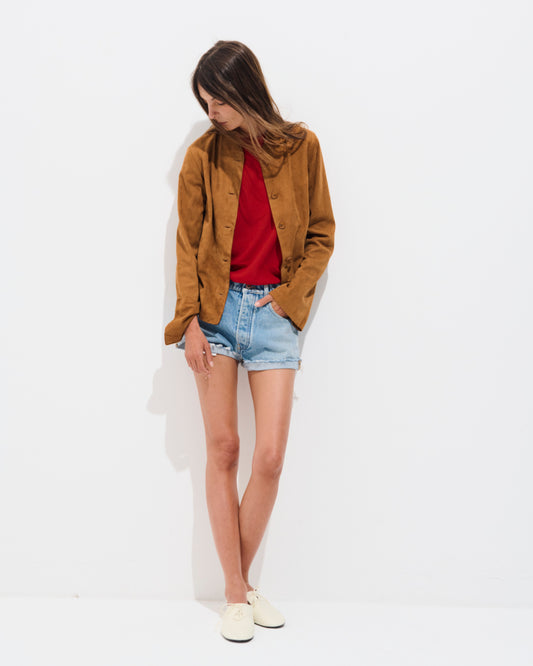 Emanuelle Tissue Suede Jacket
