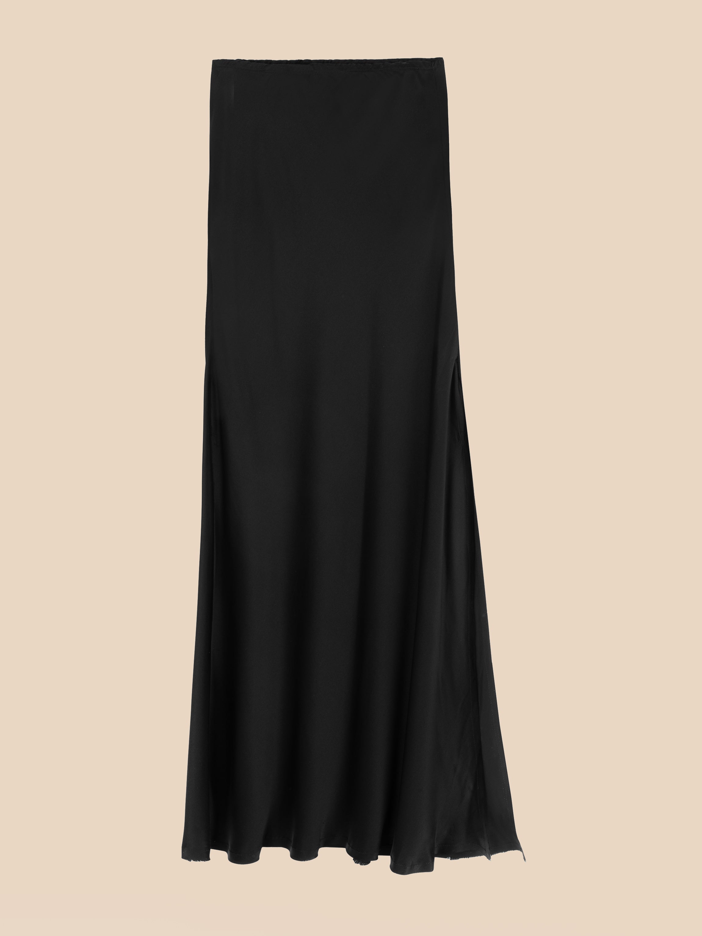 Alex Maxi Skirt in Silk – All Three