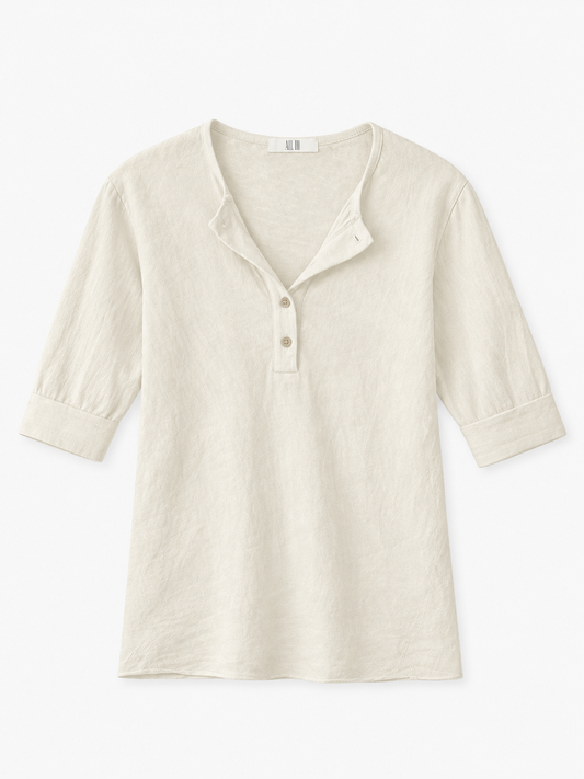 Gaia Tissue Cotton Henley