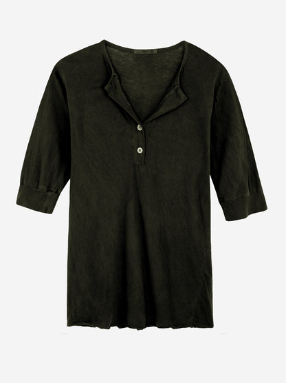 Gaia Tissue Cotton Henley