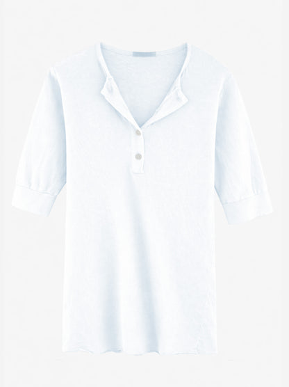 Gaia Tissue Cotton Henley