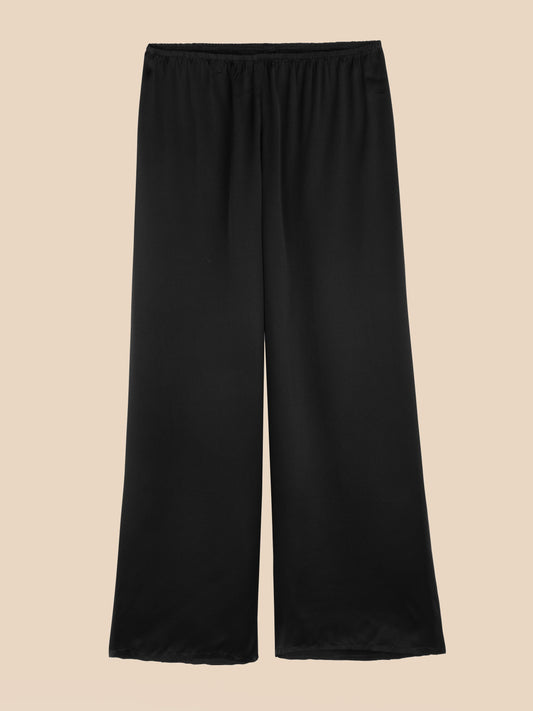 Olympia Wide Leg Pant in Silk