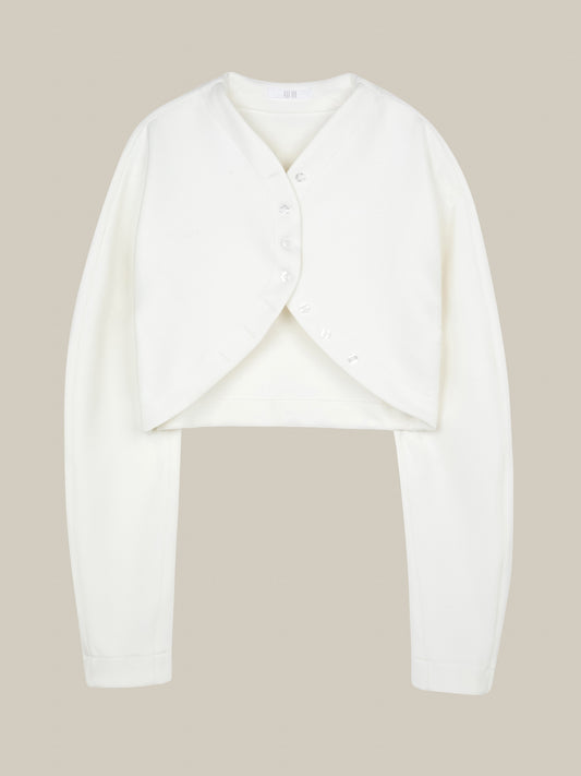 Tala cropped bolero in viscose blend