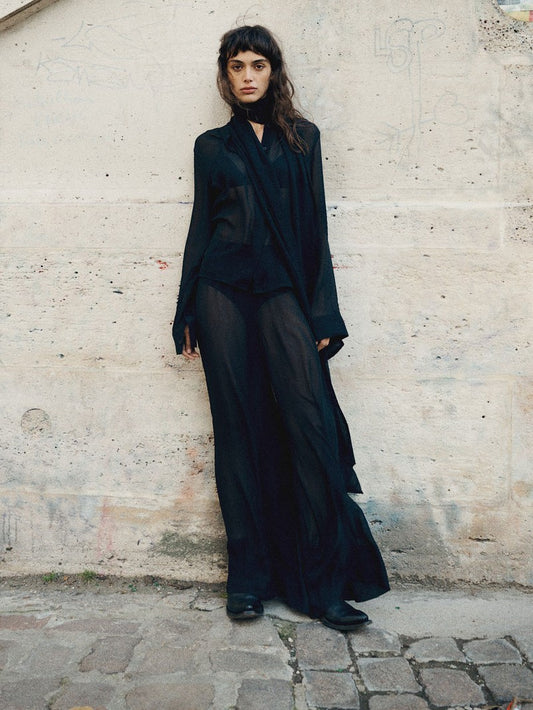 Poppy Flare Bottoms in Chiffon